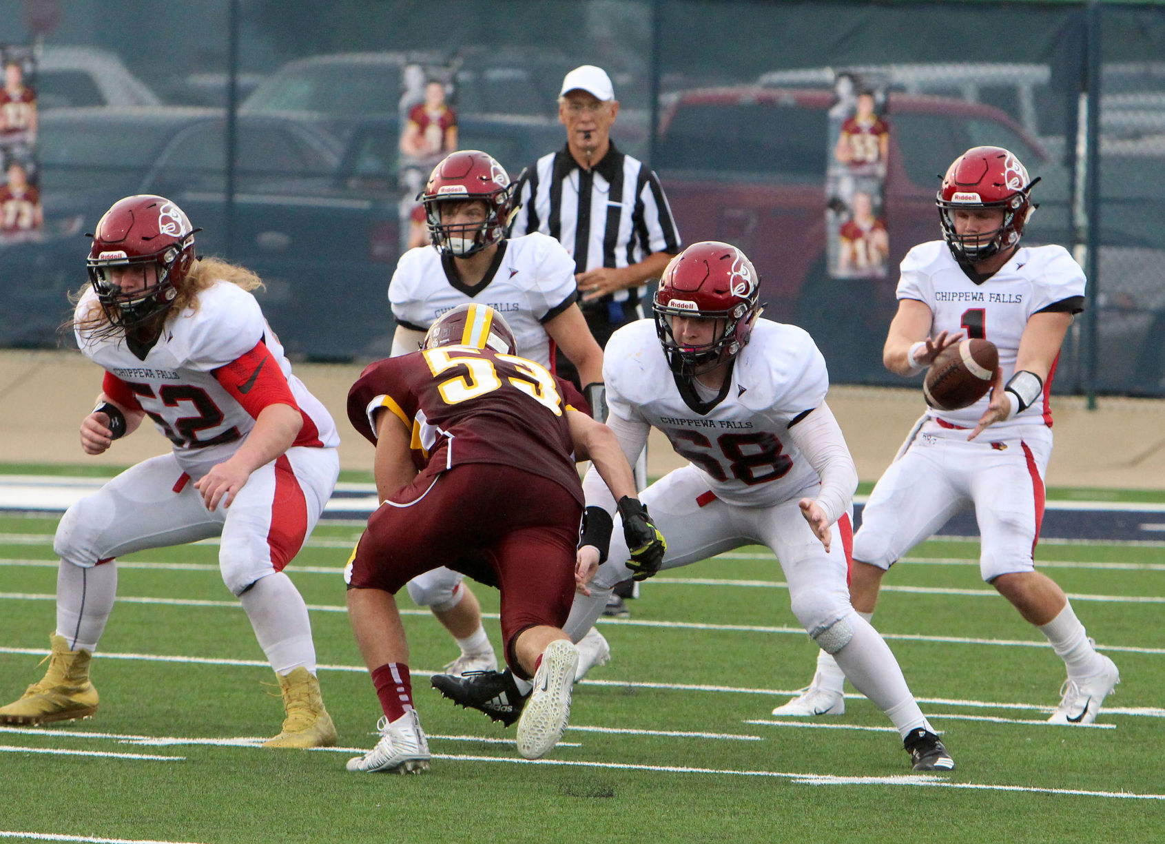 Chi-Hi football at Menomonie 8-31-18